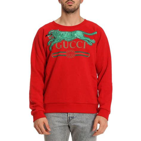 felpa gucci con tigre uomo|Gucci Tiger felpa in cotone in blu .